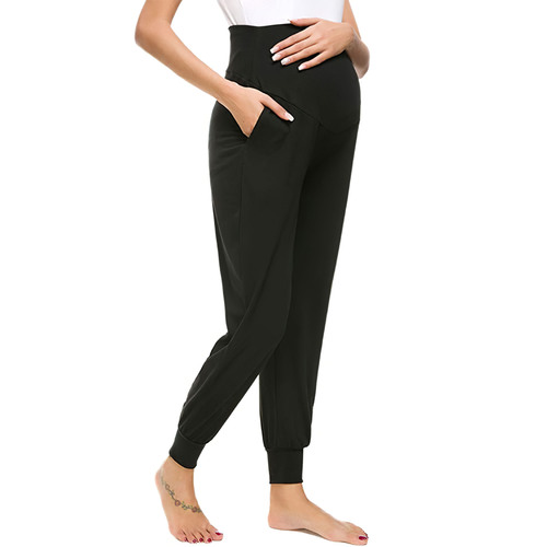 Stock Amazon women's clothing new products pregnant women's pants yoga sweatpants European and American women's clothing cross-border yoga cross-border 10 colors