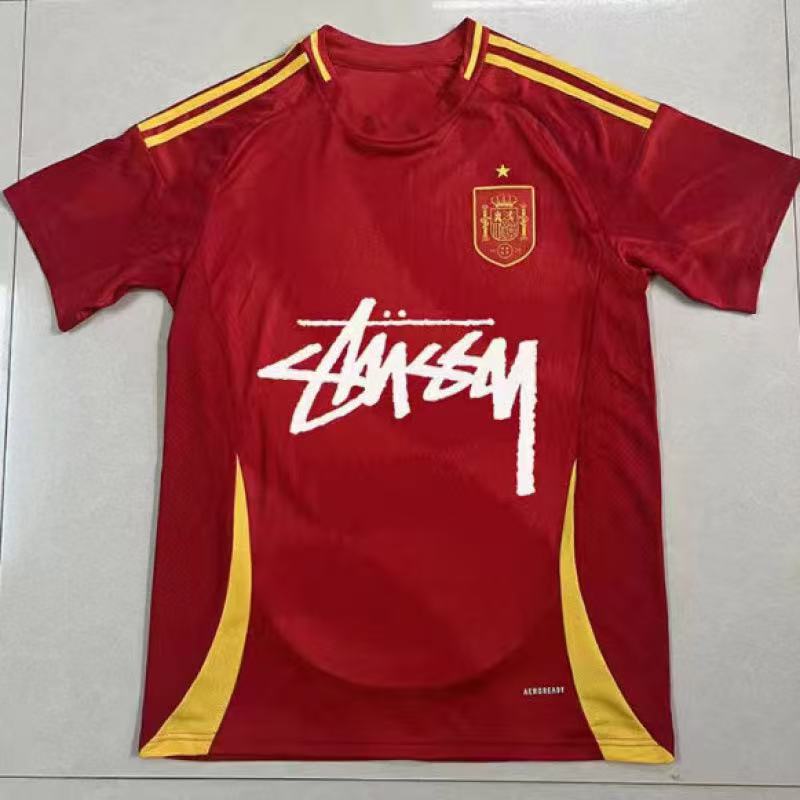 Stussy ブラジル 日本ジャージ フラメンゴ イタリア イングランド ポルトガル ドイツ サッカーユニフォーム タイ版|undefined