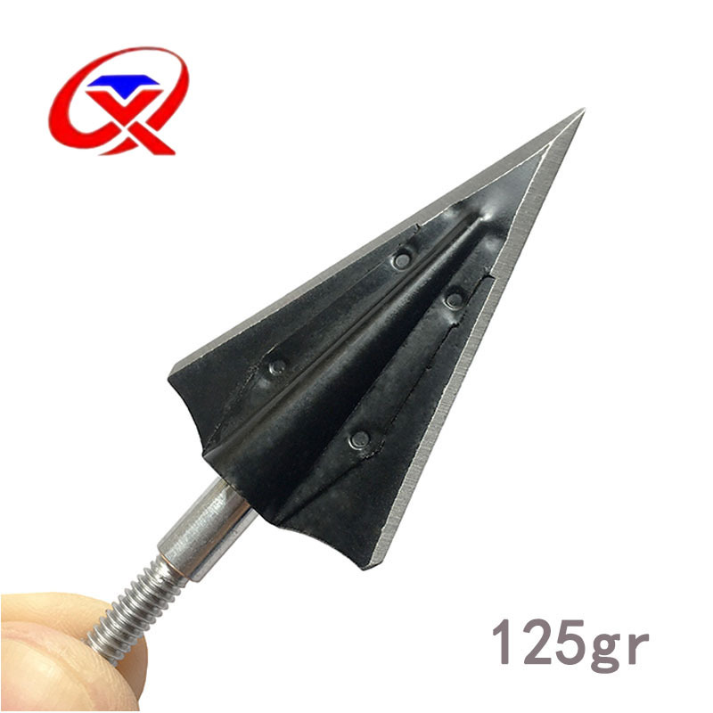 弓箭獵箭頭125格林黑箭俠 弓箭射箭器材配件複古靶頭練習箭頭批發