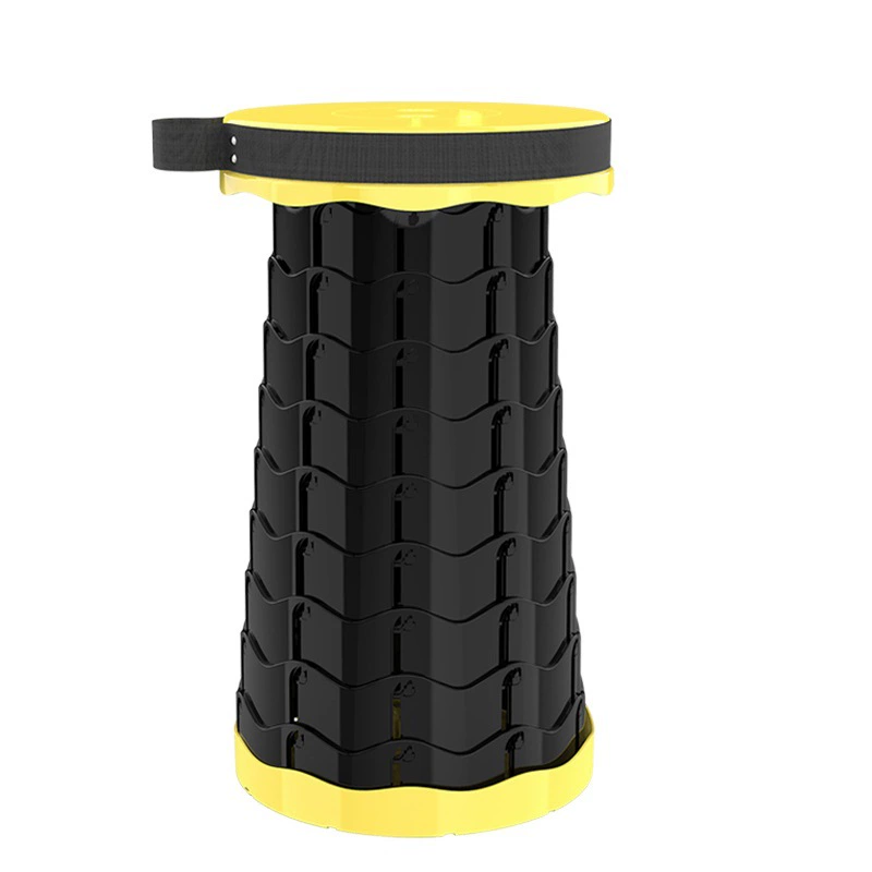 Складной табурет Открытый портативный дорожный регулируемый телескопический табурет Кибер-популярный термоусадочный поезд Рыболовный табурет в очереди