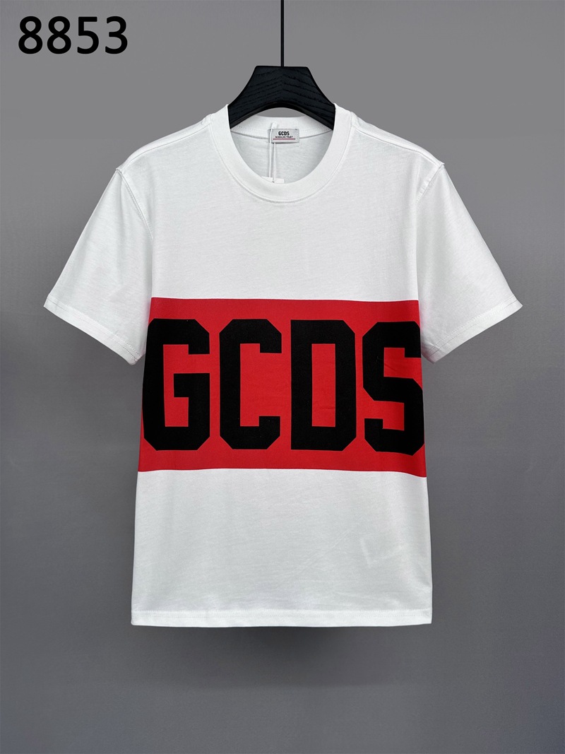 GCDS T-shirt Logo Letter Print White