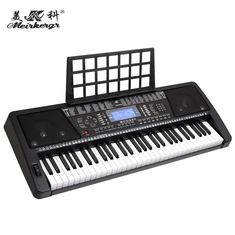 外贸出口美科61键演奏型电子琴 MK939成人键盘乐器英文版现货销售详情图2