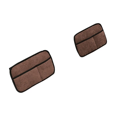 Sleeping Tool for Kids in: Vehicle-mounted inflatable bed - 2-special-storage-pocket-baffles-for-car-beds-charming-coffee