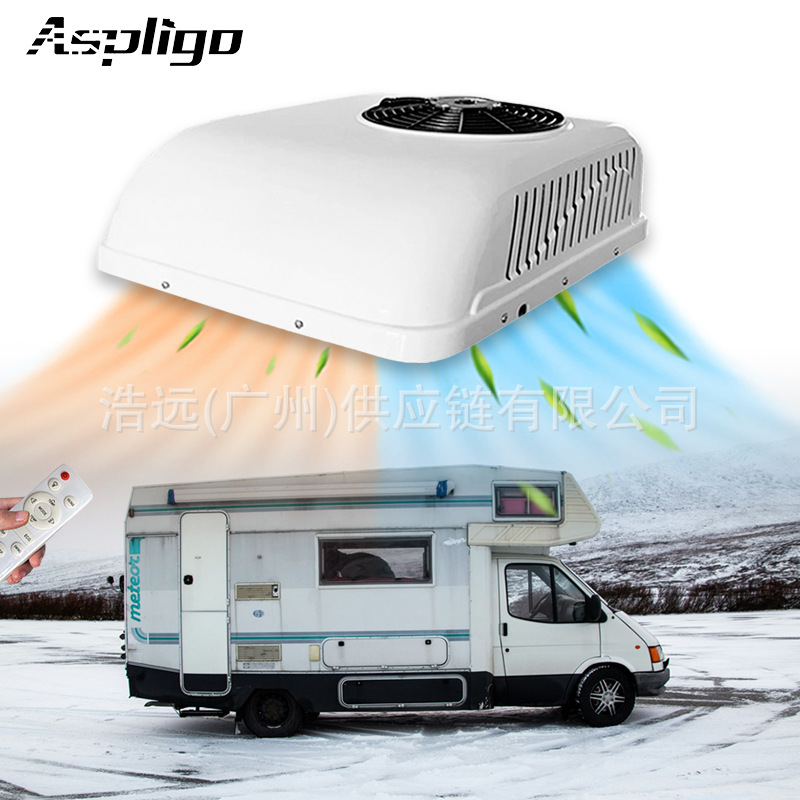 Source manufacturers car air conditioning integrated machine cooling and heating frequency conversion 12V24V card truck saloon car engineering car parking air conditioning