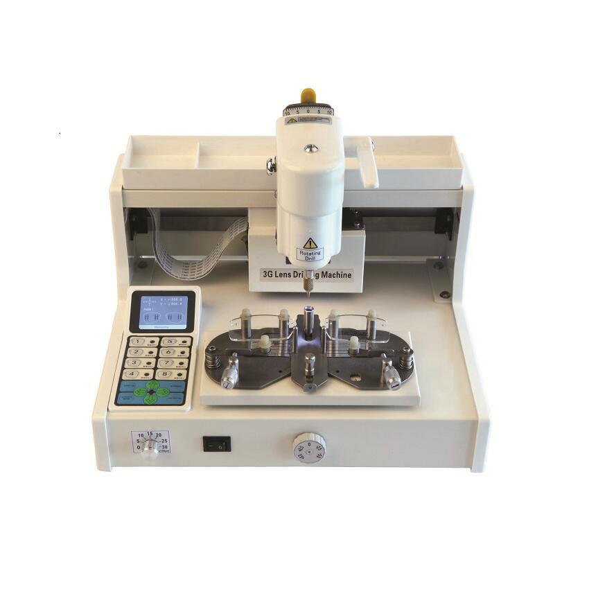 眼镜加工设备 万事达NH-3G 自动打孔机无框眼镜全自动钻孔机