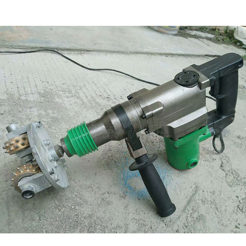手持式混凝土桥梁路大坝隧道石材墙面打凿毛头机器石材电动凿毛机