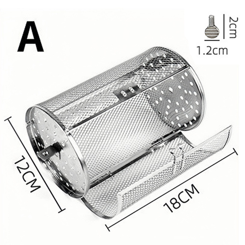 Zhongnuo horno eléctrico accesorios universales cocina horneado freidora tuerca bandeja de hornear de acero inoxidable giratorio para hornear jaula