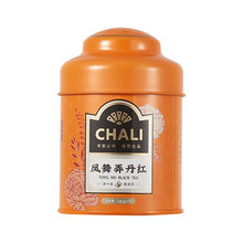 CHALI 茶里凤舞弄丹红2g*6茶包小罐可爱包装送礼物国风图案铁罐