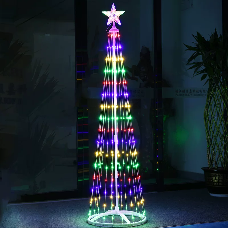 LED decorative tree lights, multi‑length 1.2–2.7 m, 5V USB or transformer, multi‑strip LEDs