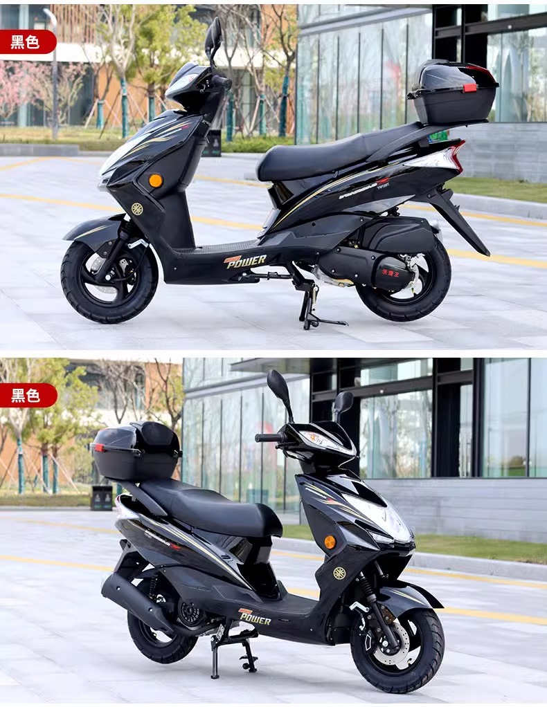 Brand New Outdoor 125Cc National Standard Four-Stroke Efi Scooter, Fuel-Efficient Motorcycle That Can Be Registered, Ideal for Delivery Services