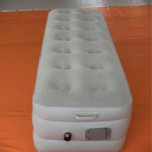 Single-person mattress camping tent inflatable pad, thickened automatic inflatable bed for nap, outdoor air mattress with built-in pump