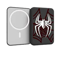 Подходит для Apple Fruits Black Spider MagSafe магнитная беспроводная зарядная чехол-кофр защитная чехол