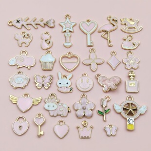 ����ɫ����ϵ�кϽ�С��� ���h����朵���DIY�ֹ��Ʒ���