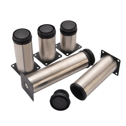 Minggu Hardware Adjustable Stainless Steel Cabinet Feet Furniture Coffee Table Sofa TV Cabinet Feet