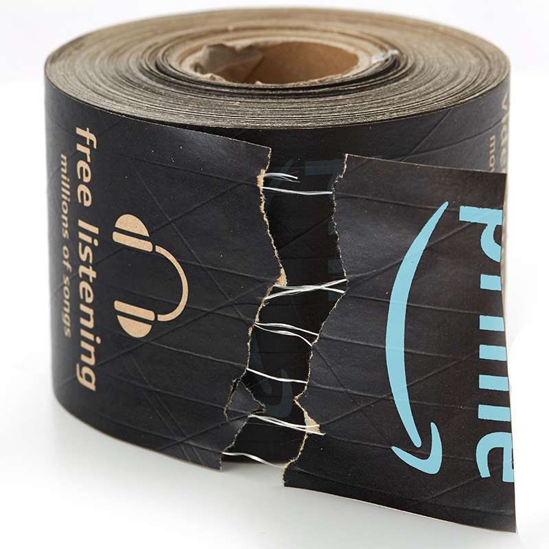 Amazon BOPP Kraft cinta de papel mojado sin agua banda de sellado de envases de embalaje Express E-Commerce cinta al por mayor