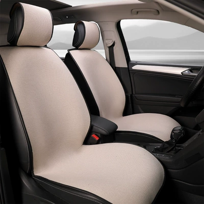 for ventilation and to prevent overheating in summer, Four Seasons Pad - beige-standard-front-single-seat-1-universal