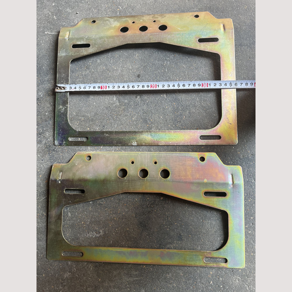 Road clearance vehicle license plate frame, dedicated license plate holder for road rescue vehicles, license plate bracket for engineering vehicles