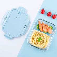 玻璃保鲜饭盒方便携带学生便当盒日式可爱少女心上班族专用微波炉