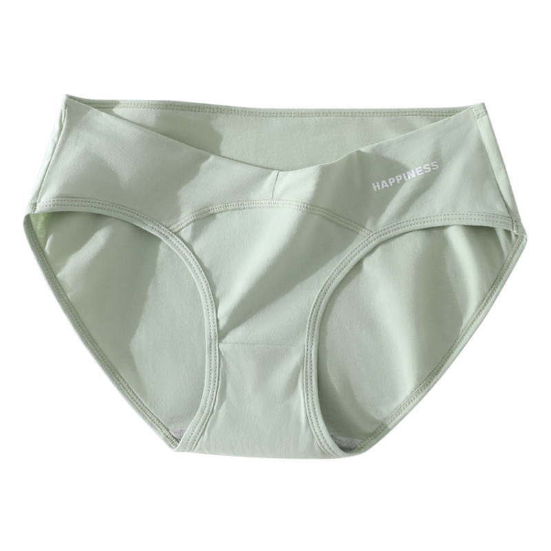 Ropa interior de mujer embarazada Algodón entrepierna transpirable Embarazo temprano, medio y tardío Soporte de vientre Calzoncillos de cintura baja Ropa interior de mujer embarazada