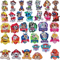 Lianxing's new Paw Paw Team computer embroidered logo embroidery cloth stickers children's clothing decorative stickers patch stickers