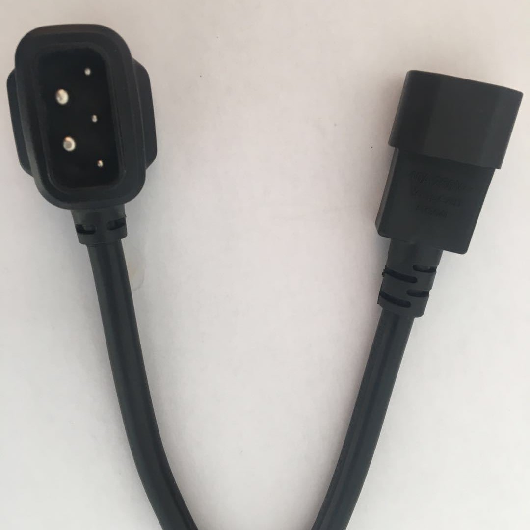 小牛电动车充电插头U1/M1电池插头插座转换连接延长电源线