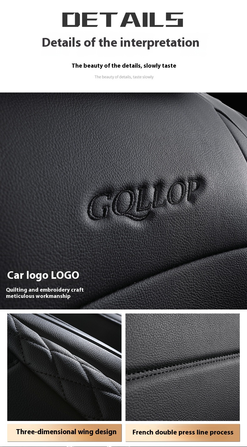 Foreign trade car seat cushion factory direct all-inclusive full leather small diamond four seasons general car seat cushion