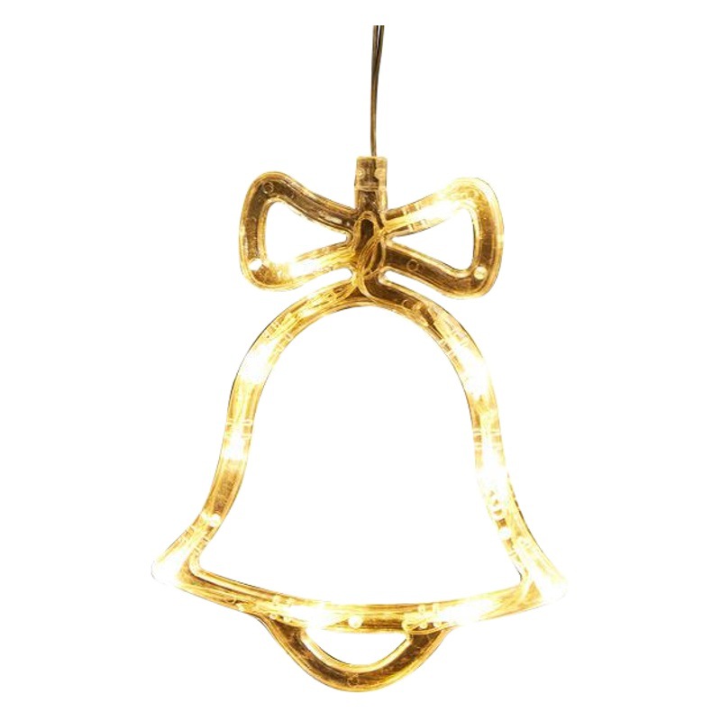 Navidad Lámpara decorativa tienda ventana de cristal lámpara colgante vacaciones atmósfera diseño lámpara de succión campana pequeña joyería colgante