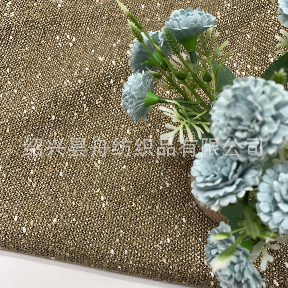 金丝点子小香风/女装童装外套呢料/粗花呢/鞋帽箱包呢料