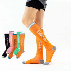 Men's and Women's Professional Sports Nylon Compression Socks, Calf Compression Socks for Running, Slim Thigh Socks, Mid-Calf Socks for Marathon, Badminton