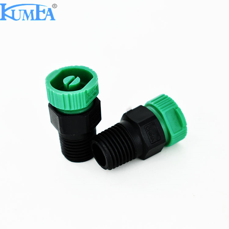 快拆喷嘴PP塑料快拆喷头扇形锥形夹扣式快拆喷嘴蚀刻机喷头