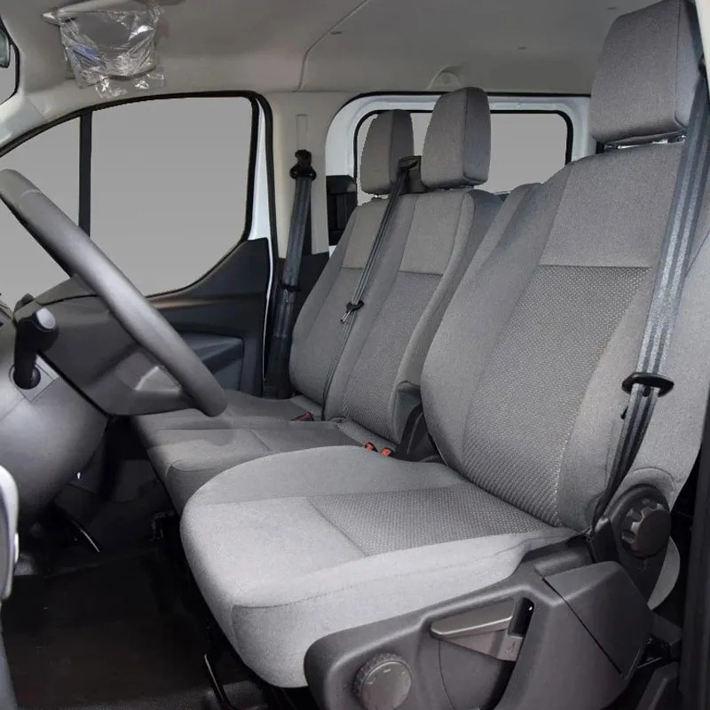 Cross-border hot sale 2 1 truck van off-road vehicle high gram weight universal color stripe cloth seat cover non-slip thickened