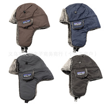 跨境男士冬季长耳毛绒雷锋帽女冬天户外运动骑车防风加厚保暖帽子