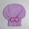 With bow, purple
