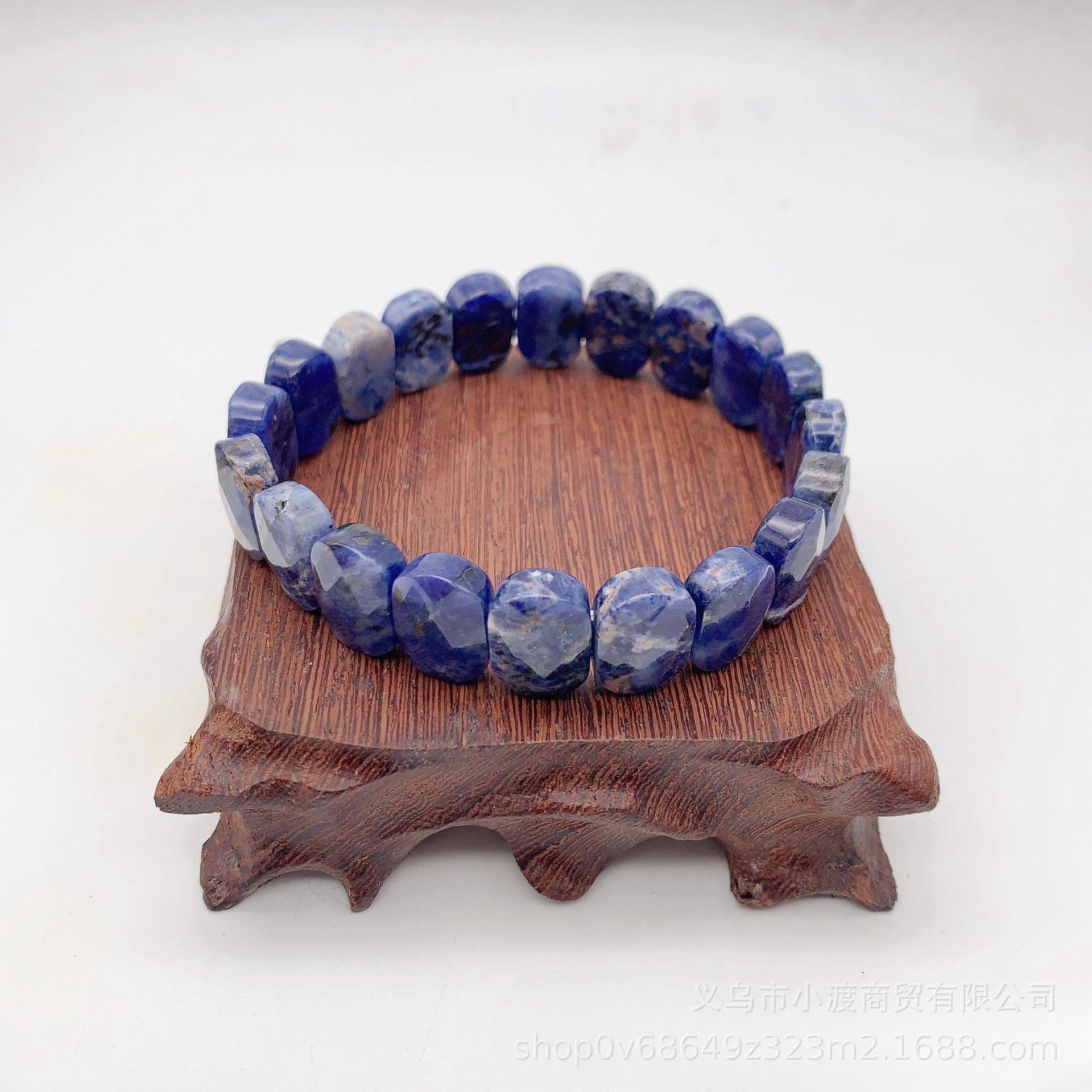 Natural blue dot stone