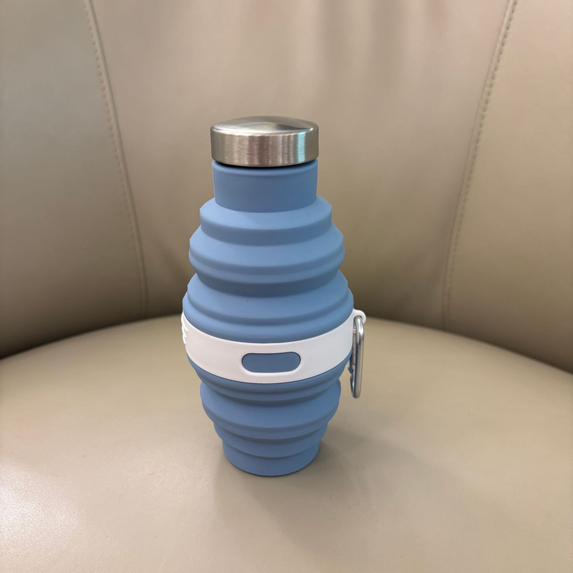 Botella de Agua Plegable Deportiva de Plástico PP Plegable Retráctil para Deportes al Aire Libre