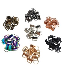 彩色25mm五金配件箱包钥匙圈马仔扣连接绳夹子diy金属织带尾夹扣