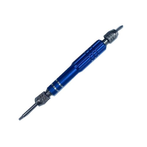 Boutique new durable badminton racket rubber particles in exchange for wire protection tube nail edge tool and nail puller double-headed blue