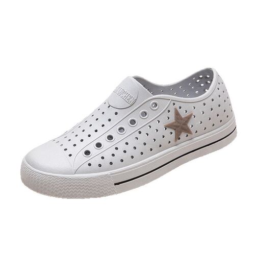 Croc Shoes Men's Summer Soft Sole Hollow Wading Shoes Baotou Couples Beach Shoes Lightweight Men's and Women's Casual Crocs