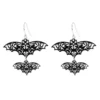 001-31. Hollow bat earrings