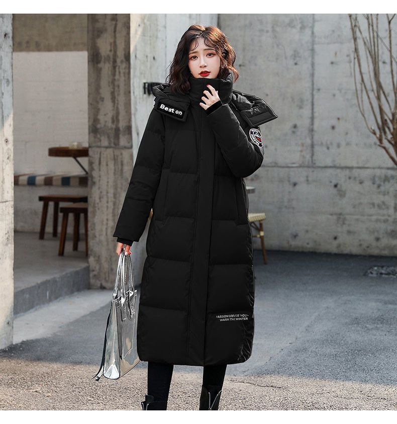 Women's Long Warm Winter Coat High-end Korean Style Casual Jacket_voghion.com
