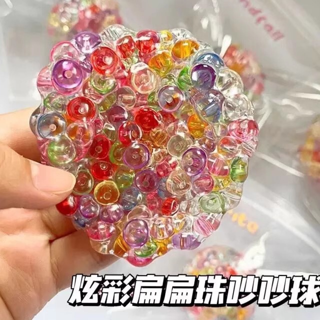 Amazon Cross-Border Colorful Squeaky Balls, Pop Beads, Creative Small Toys, Internet-Famous Handmade Stress-Relief Balls Amazon Cross-Border Colorful Squeaky Balls, Pop Beads, Creative Small Toys, Internet-Famous Handmade Stress-Relief Balls