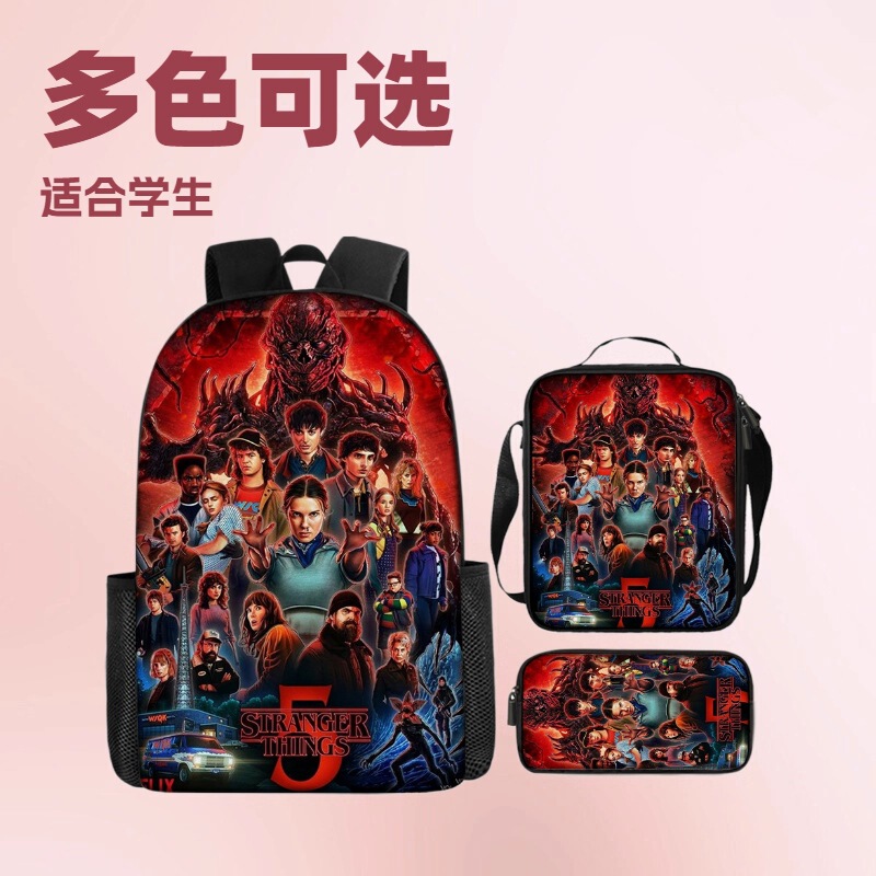 Printed Stranger Things 5 Stranger Things Business Backpack Casual Computer Bag for Men Printed Stranger Things 5 Stranger Things Business Backpack Casual Computer Bag for Men