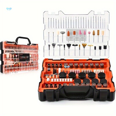 480pcs Premium Rotary Tool Accessories Kit 1/8'' Multi跨境