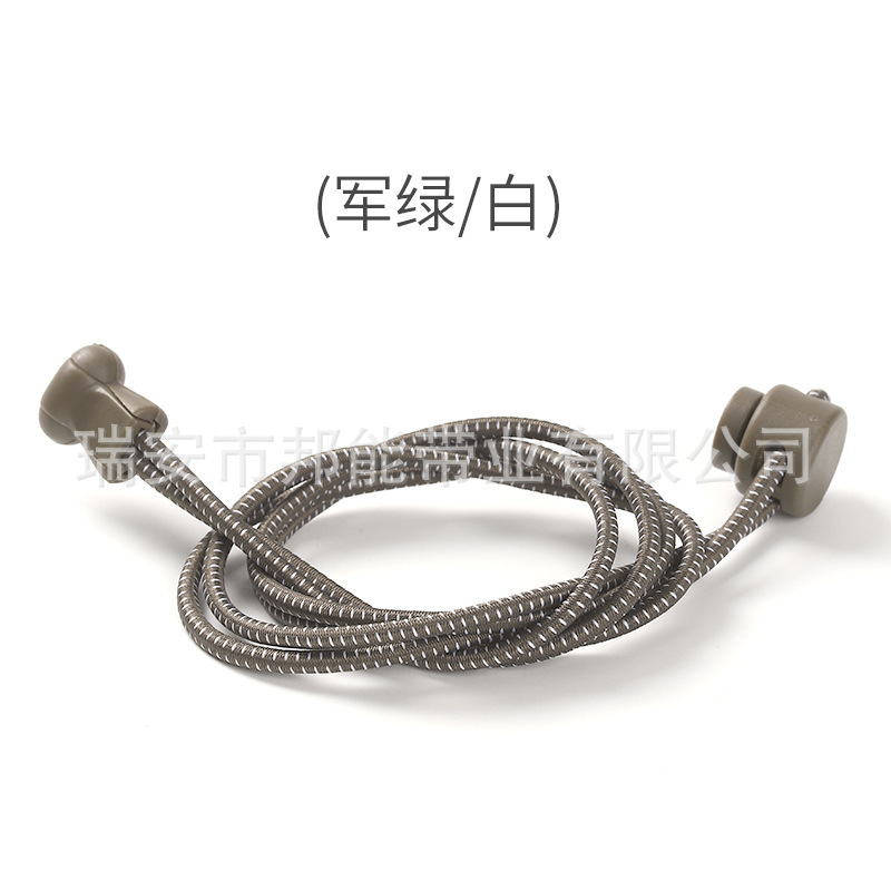 2,8-3mm elástico redondo sin cordones elásticos adaptados a las zapatillas de montañismo zapatos deportivos casuales para niños cintura