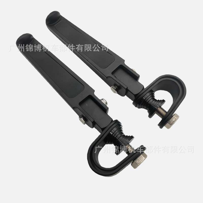 Suitable for Harley, Suzuki, Honda motorcycles, foldable engine crash bars, foot pegs, and mounting footrests