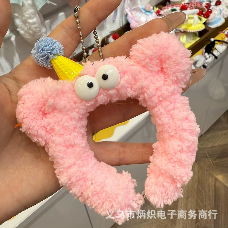 Cartoon headband, plush doll, keychain, backpack accessory, wholesale