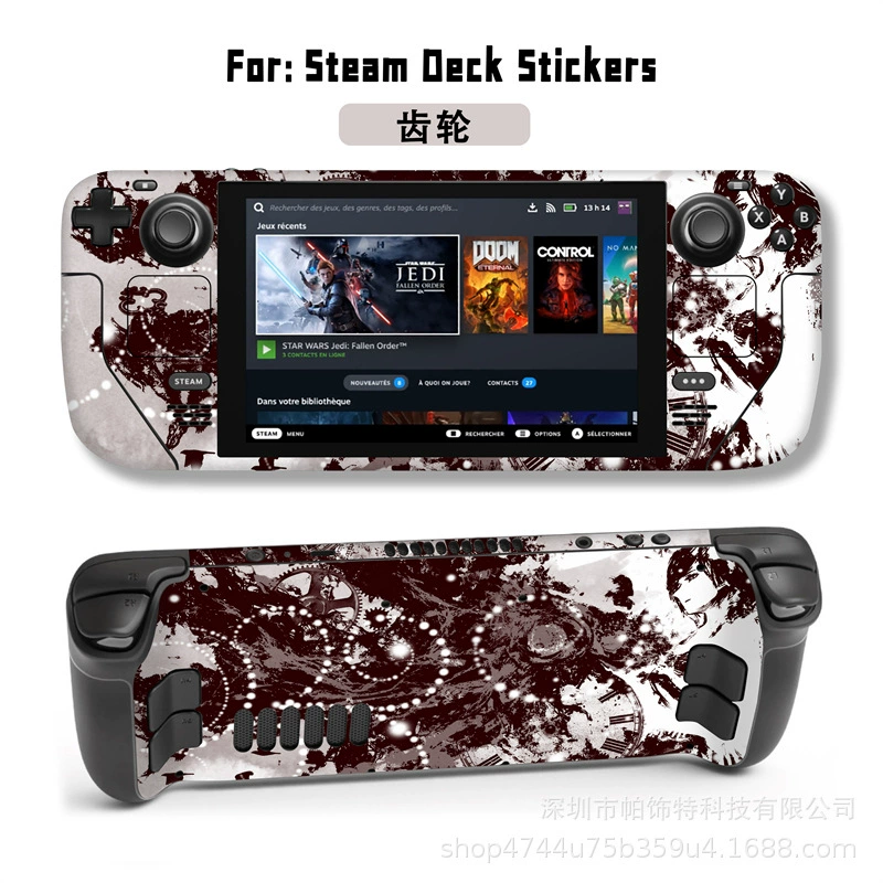 Подходит для наклейки Steam Deck, наклейка на Steam Deck Patch, Steam Panda, вручную, персональный пиксель