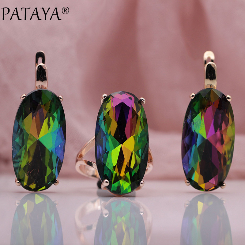 1 Piece Quantity Holiday, Daily Occasion Copper Material Wholesale Jewelry Elegant Geometric Copper Zircon Plating Rings
