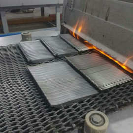 厂家制造网带炉 有马弗网带式淬火炉 网带炉热处理生产线