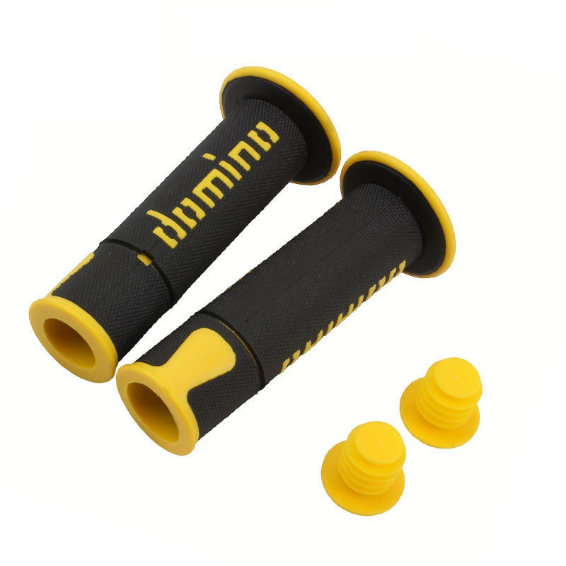 Motorcycle Universal Accessories Modified Domino Handlebar Grips Off-Road Vehicle Anti-Slip Handlebar Covers Direct Sales from the Manufacturer Cross-Border